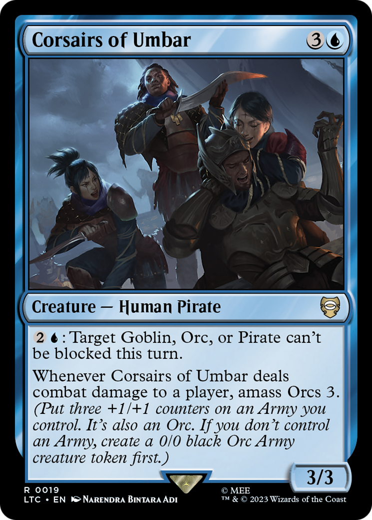 Corsairs of Umbar (LTC-019) - Tales of Middle-earth Commander - Premium MTG Single from Wizards of the Coast - Just $0.08! Shop now at Game Crave Tournament Store