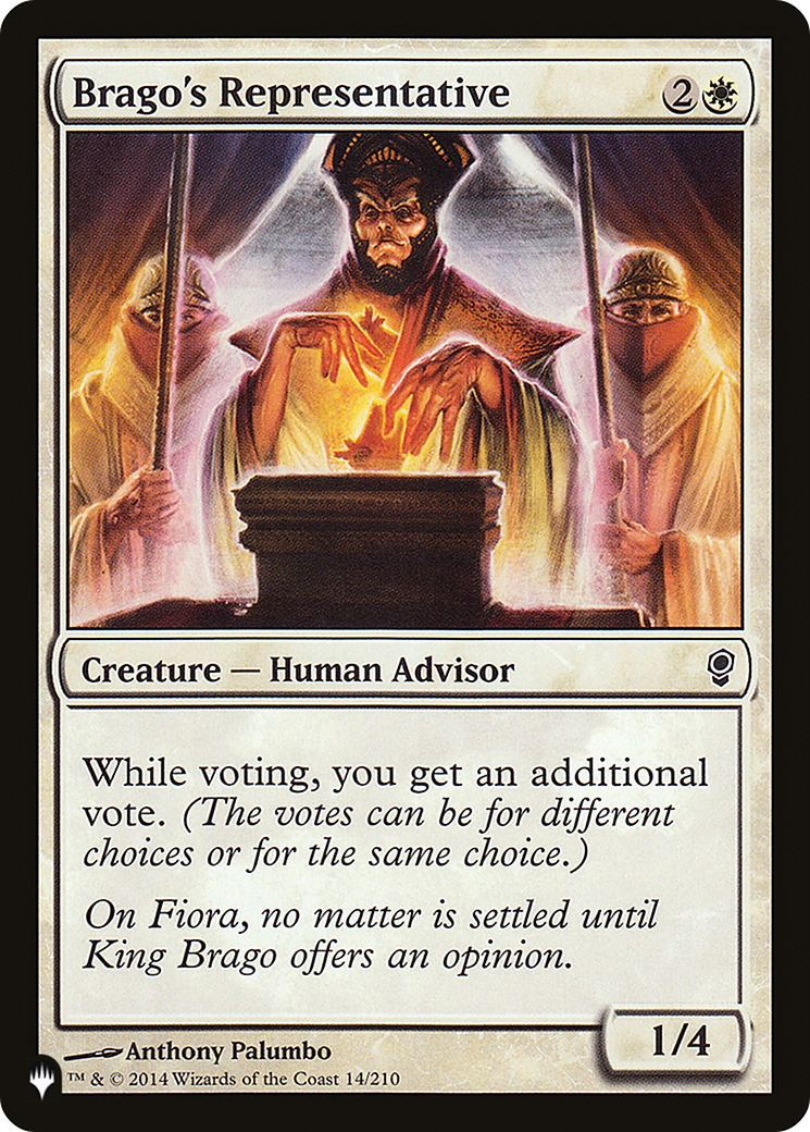 Brago's Representative (PLIST-1016) - The List - Premium MTG Single from Wizards of the Coast - Just $0.09! Shop now at Game Crave Tournament Store