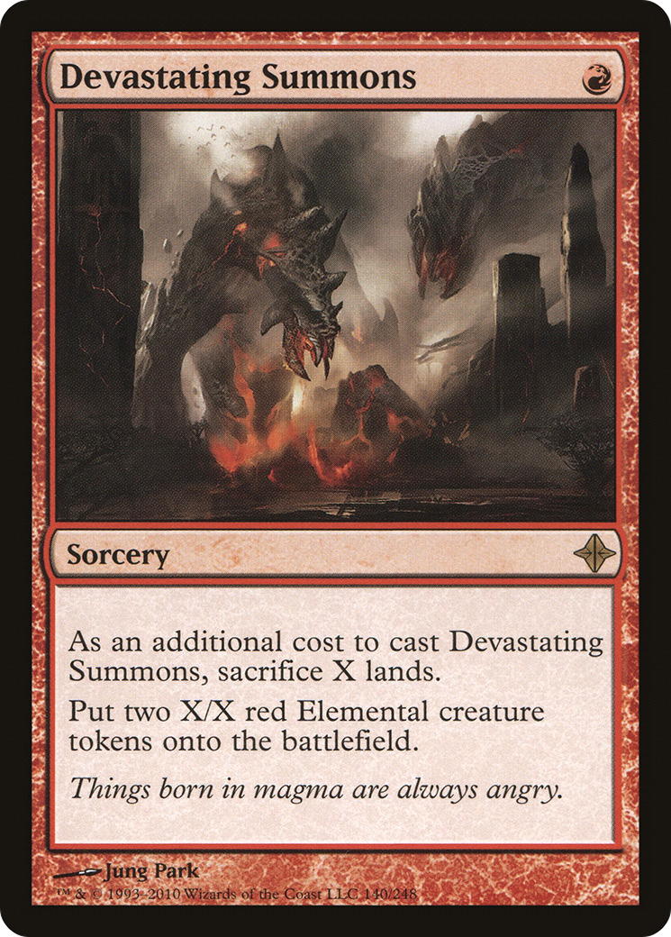 Devastating Summons (ROE-140) - Rise of the Eldrazi - Premium MTG Single from Wizards of the Coast - Just $0.08! Shop now at Game Crave Tournament Store