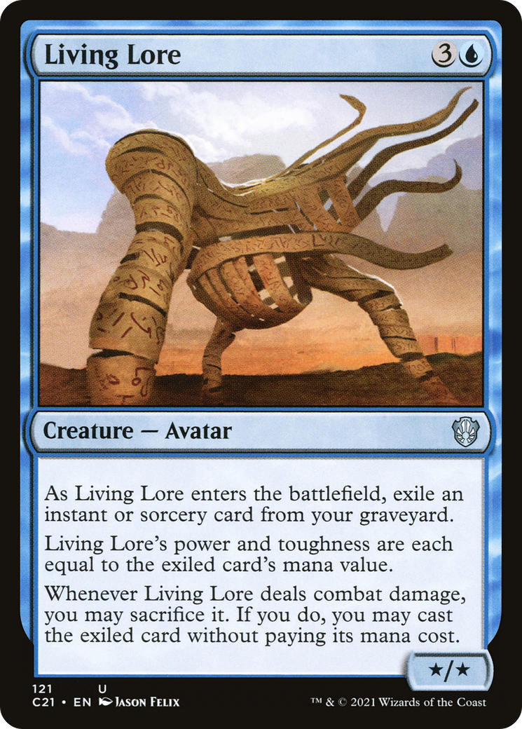 Living Lore (C21-121) - Commander 2021 - Premium MTG Single from Wizards of the Coast - Just $0.08! Shop now at Game Crave Tournament Store