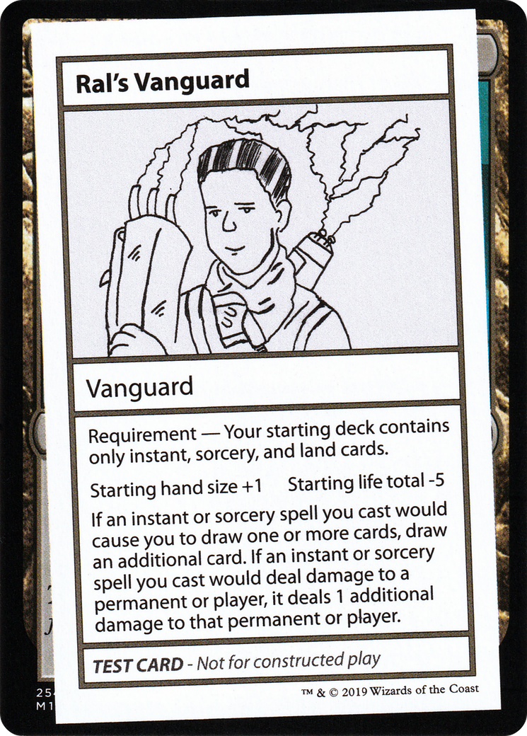 Ral's Vanguard (CMB2-001) - Mystery Booster Playtest Cards 2021 - Premium MTG Single from Wizards of the Coast - Just $0.23! Shop now at Game Crave Tournament Store