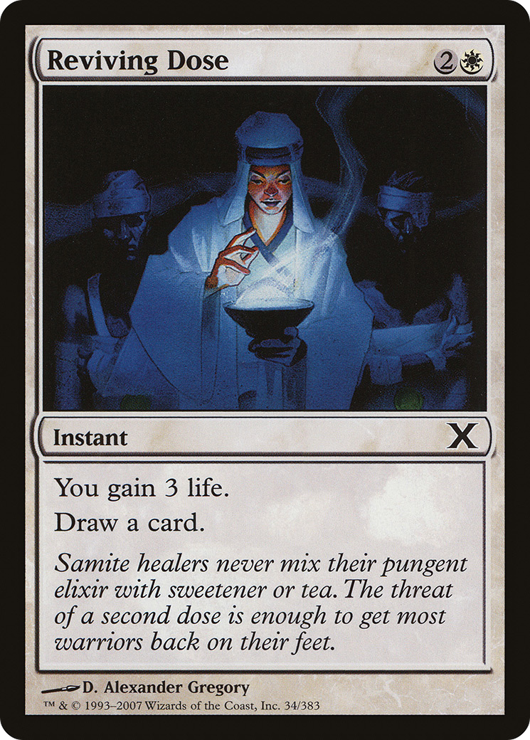 Reviving Dose (10E-034) - Tenth Edition Foil - Premium MTG Single from Wizards of the Coast - Just $0.13! Shop now at Game Crave Tournament Store