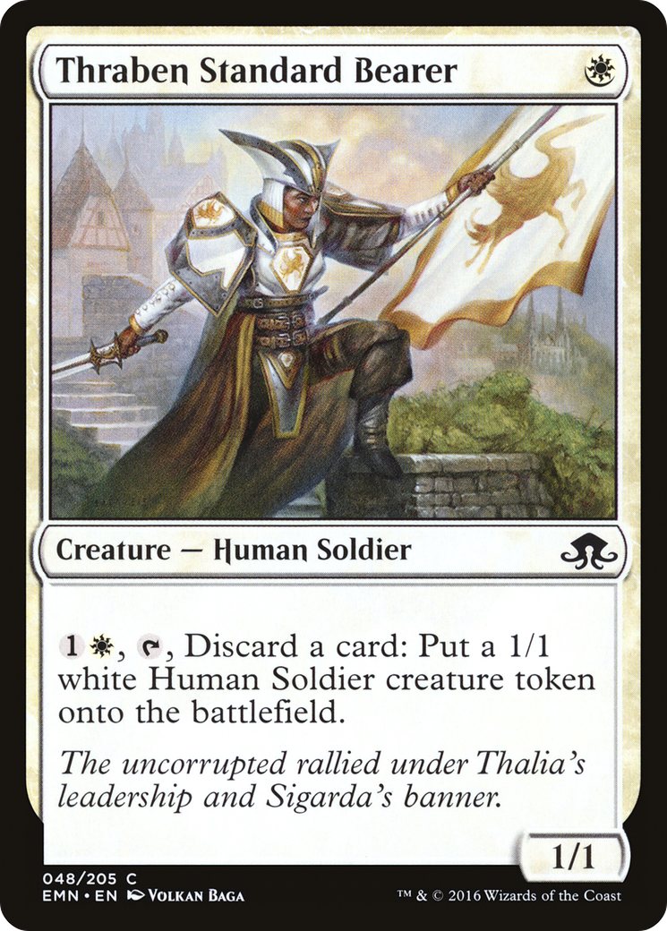 Thraben Standard Bearer (EMN-048) - Eldritch Moon - Premium MTG Single from Wizards of the Coast - Just $0.08! Shop now at Game Crave Tournament Store