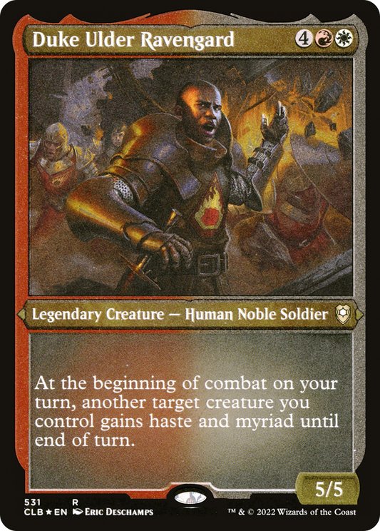Duke Ulder Ravengard (CLB-531) - Commander Legends: Battle for Baldur's Gate Etched Foil - Premium MTG Single from Wizards of the Coast - Just $0.08! Shop now at Game Crave Tournament Store
