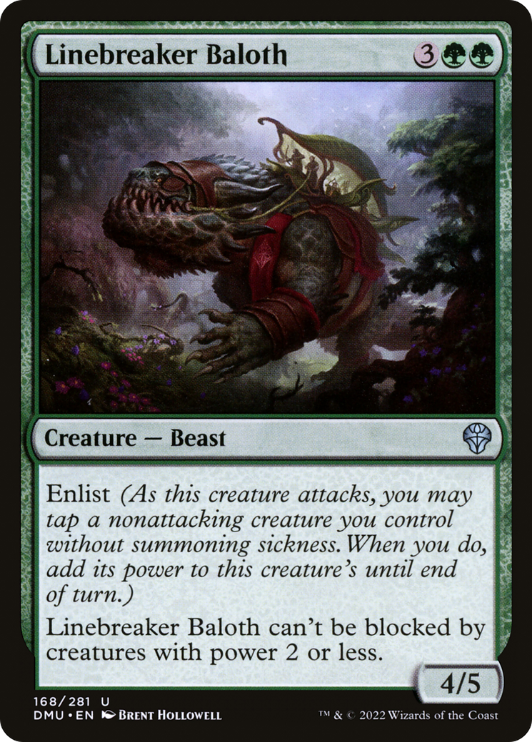 Linebreaker Baloth (DMU-168) - Dominaria United - Premium MTG Single from Wizards of the Coast - Just $0.08! Shop now at Game Crave Tournament Store