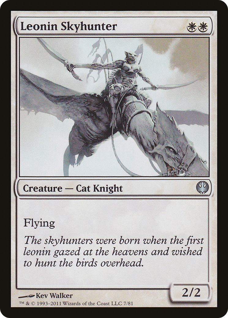 Leonin Skyhunter (DDG-007) - Duel Decks: Knights vs. Dragons - Premium MTG Single from Wizards of the Coast - Just $0.26! Shop now at Game Crave Tournament Store