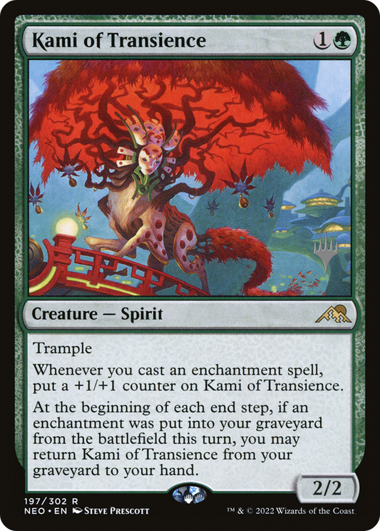Kami of Transience (PNEO-197P) - Kamigawa: Neon Dynasty Promos - Premium MTG Single from Wizards of the Coast - Just $0.10! Shop now at Game Crave Tournament Store