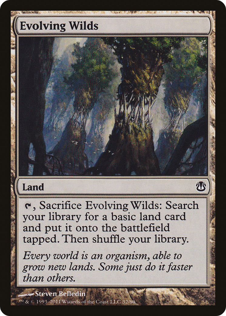 Evolving Wilds (DDH-032) - Duel Decks: Ajani vs. Nicol Bolas - Premium MTG Single from Wizards of the Coast - Just $0.25! Shop now at Game Crave Tournament Store