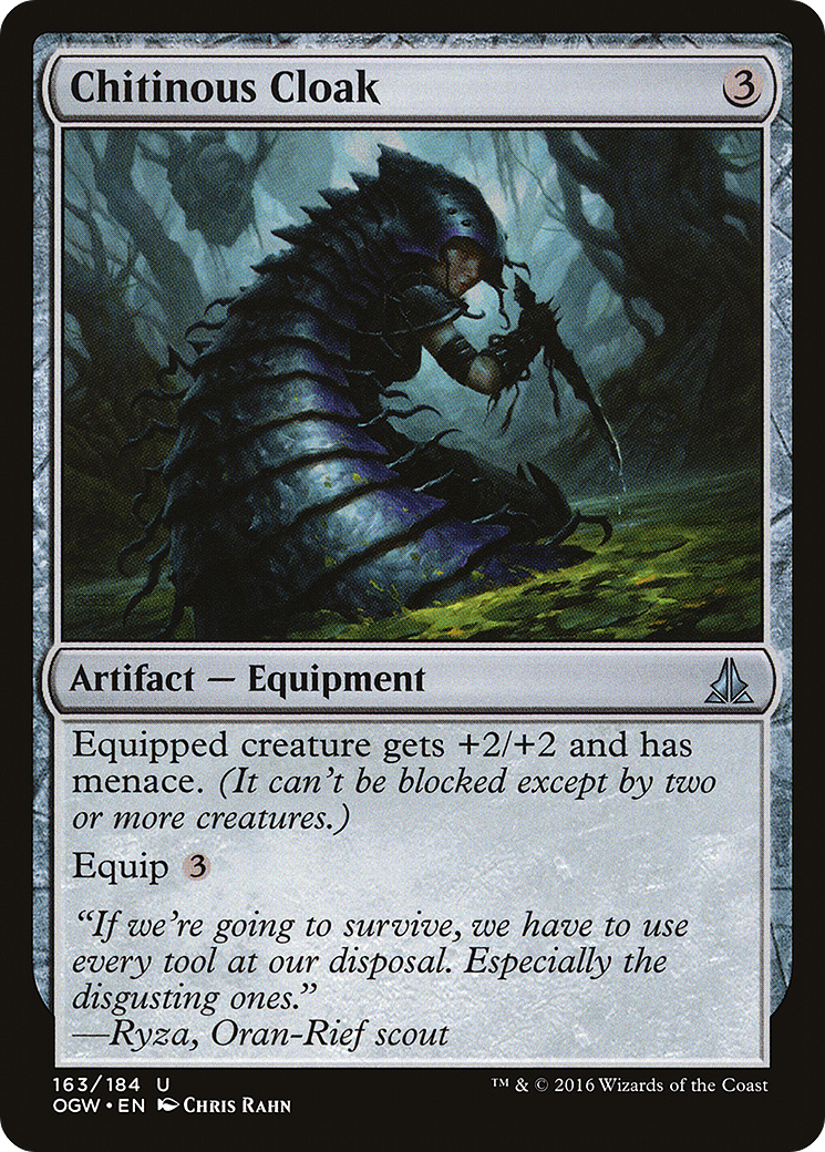 Chitinous Cloak (OGW-163) - Oath of the Gatewatch - Premium MTG Single from Wizards of the Coast - Just $0.08! Shop now at Game Crave Tournament Store