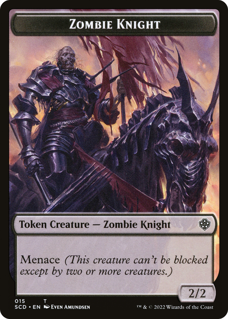 Zombie Knight (TSCD-015) - Starter Commander Deck Tokens - Premium MTG Single from Wizards of the Coast - Just $0! Shop now at Game Crave Tournament Store