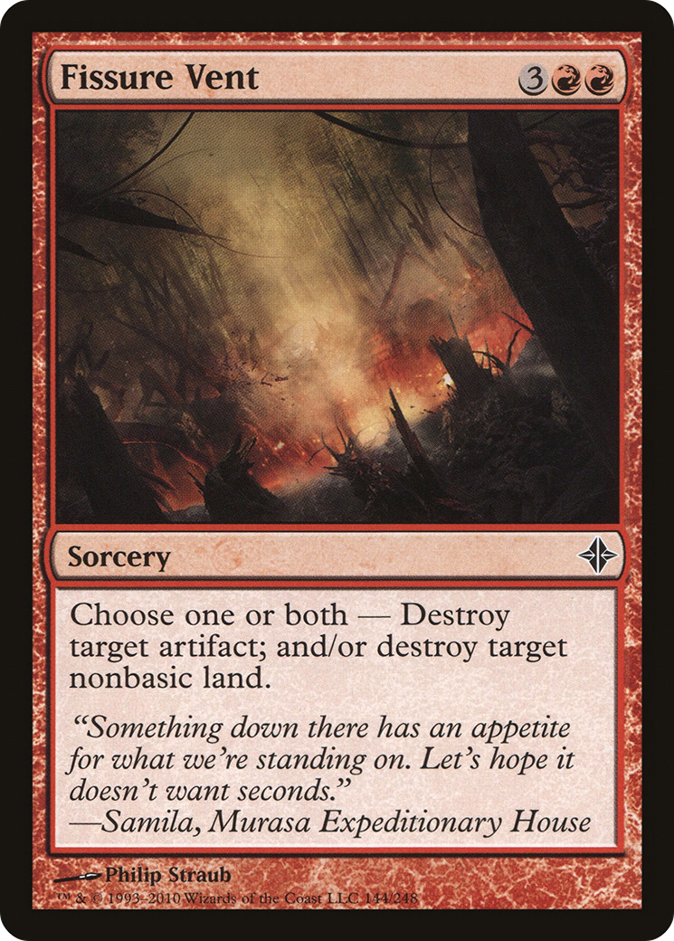 Fissure Vent (ROE-144) - Rise of the Eldrazi Foil - Premium MTG Single from Wizards of the Coast - Just $0.11! Shop now at Game Crave Tournament Store