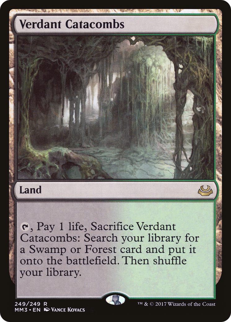 Verdant Catacombs (MM3-249) - Modern Masters 2017 Foil - Premium MTG Single from Wizards of the Coast - Just $5.47! Shop now at Game Crave Tournament Store