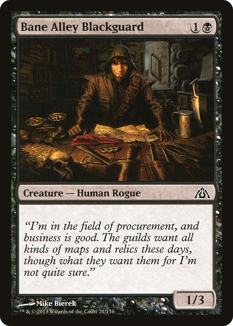 Bane Alley Blackguard (DGM-021) - Dragon's Maze - Premium MTG Single from Wizards of the Coast - Just $0.08! Shop now at Game Crave Tournament Store