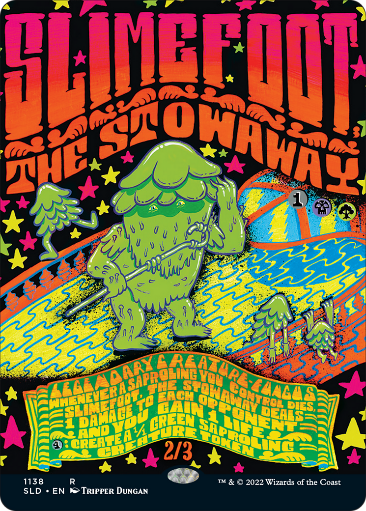 Slimefoot, the Stowaway (SLD-1138) - Secret Lair Drop (Borderless) - Premium MTG Single from Wizards of the Coast - Just $1.41! Shop now at Game Crave Tournament Store