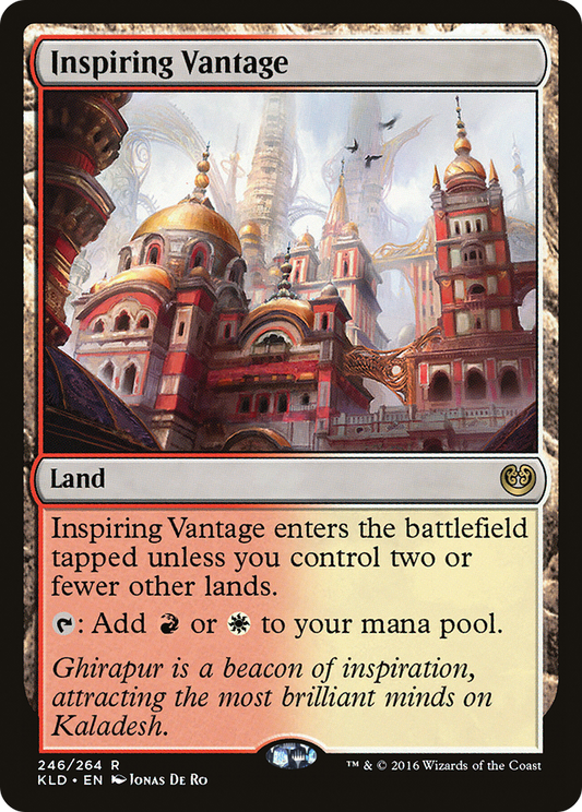 Inspiring Vantage (KLD-246) - Kaladesh - Premium MTG Single from Wizards of the Coast - Just $1.13! Shop now at Game Crave Tournament Store