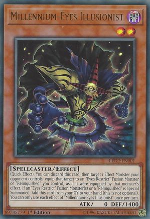 Millennium-Eyes Illusionist (LED2-EN001) - Legendary Duelists: Ancient Millennium 1st Edition - Premium Yugioh Single from Konami - Just $4.87! Shop now at Game Crave Tournament Store
