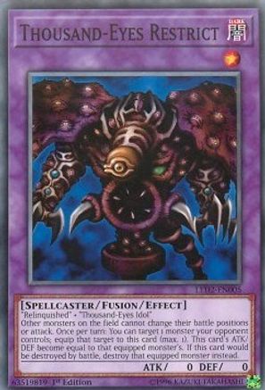 Thousand-Eyes Restrict (LED2-EN005) - Legendary Duelists: Ancient Millennium 1st Edition - Premium Yugioh Single from Konami - Just $1.46! Shop now at Game Crave Tournament Store