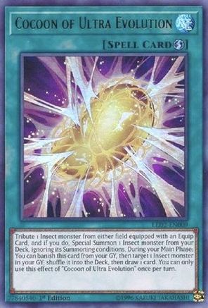 Cocoon of Ultra Evolution (LED2-EN009) - Legendary Duelists: Ancient Millennium 1st Edition - Premium Yugioh Single from Konami - Just $0.59! Shop now at Game Crave Tournament Store