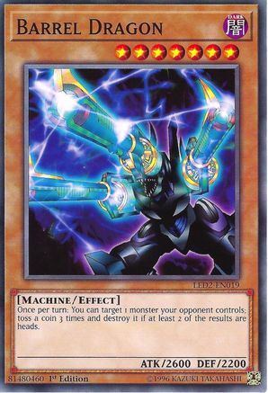 Barrel Dragon (LED2-EN019) - Legendary Duelists: Ancient Millennium 1st Edition - Premium Yugioh Single from Konami - Just $0.25! Shop now at Game Crave Tournament Store