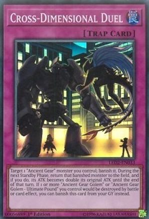 Cross-Dimensional Duel (LED2-EN033) - Legendary Duelists: Ancient Millennium 1st Edition - Premium Yugioh Single from Konami - Just $0.22! Shop now at Game Crave Tournament Store