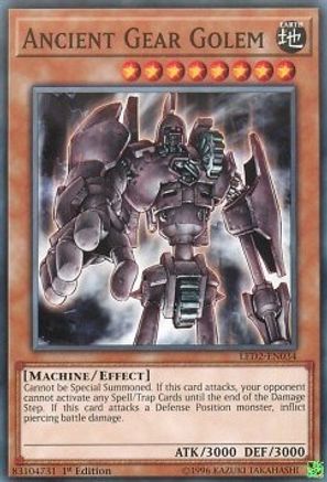 Ancient Gear Golem (LED2-EN034) - Legendary Duelists: Ancient Millennium 1st Edition - Premium Yugioh Single from Konami - Just $0.26! Shop now at Game Crave Tournament Store