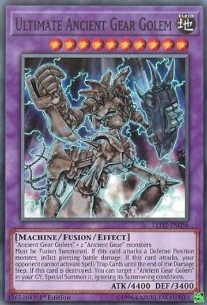 Ultimate Ancient Gear Golem (LED2-EN036) - Legendary Duelists: Ancient Millennium 1st Edition - Premium Yugioh Single from Konami - Just $0.26! Shop now at Game Crave Tournament Store