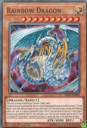Rainbow Dragon (LED2-EN043) - Legendary Duelists: Ancient Millennium 1st Edition - Premium Yugioh Single from Konami - Just $0.25! Shop now at Game Crave Tournament Store