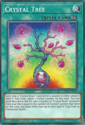 Crystal Tree (LED2-EN045) - Legendary Duelists: Ancient Millennium 1st Edition - Premium Yugioh Single from Konami - Just $0.25! Shop now at Game Crave Tournament Store