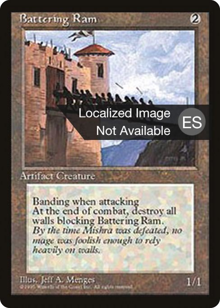 Battering Ram (4BB-297) - Fourth Edition Foreign Black Border - Premium MTG Single from Wizards of the Coast - Just $0! Shop now at Game Crave Tournament Store