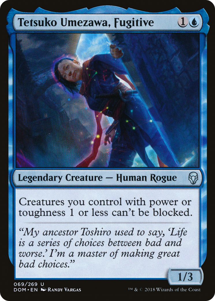 Tetsuko Umezawa, Fugitive (DOM-069) - Dominaria - Premium MTG Single from Wizards of the Coast - Just $0.08! Shop now at Game Crave Tournament Store