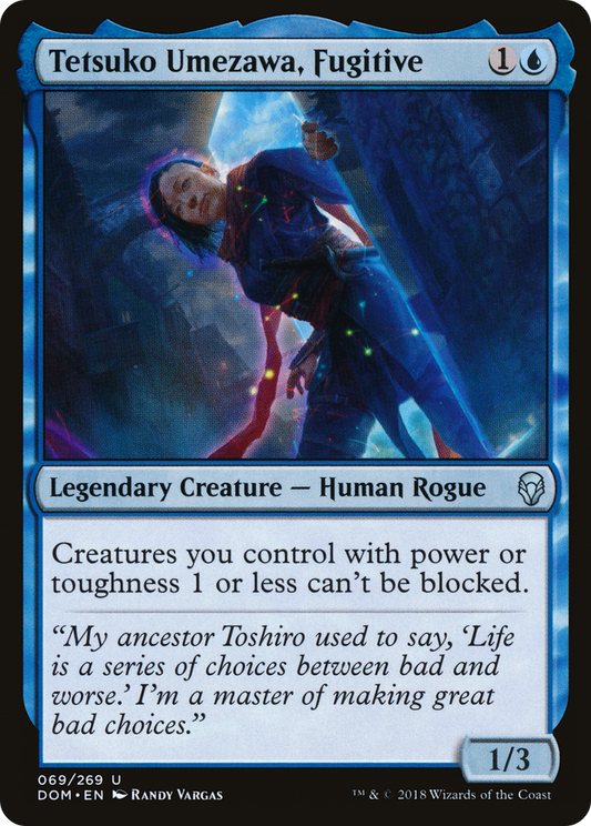 Tetsuko Umezawa, Fugitive (DOM-069) - Dominaria - Premium MTG Single from Wizards of the Coast - Just $0.08! Shop now at Game Crave Tournament Store
