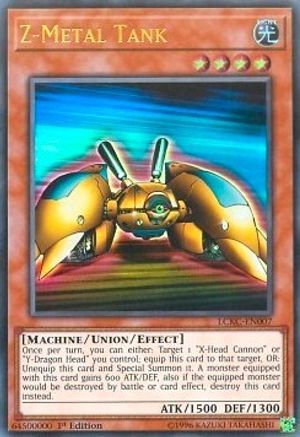 Z-Metal Tank (LCKC-EN007) - Legendary Collection Kaiba Unlimited - Premium Yugioh Single from Konami - Just $0.60! Shop now at Game Crave Tournament Store