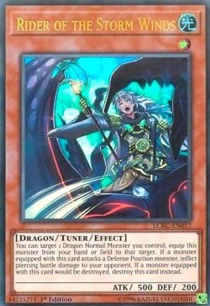 Rider of the Storm Winds (LCKC-EN017) - Legendary Collection Kaiba Unlimited - Premium Yugioh Single from Konami - Just $0.26! Shop now at Game Crave Tournament Store