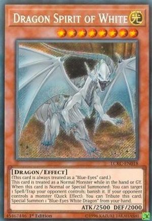 Dragon Spirit of White (LCKC-EN018) - Legendary Collection Kaiba 1st Edition - Premium Yugioh Single from Konami - Just $1.64! Shop now at Game Crave Tournament Store