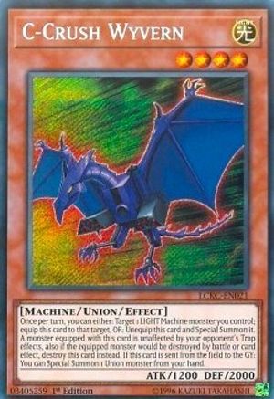 C-Crush Wyvern (LCKC-EN021) - Legendary Collection Kaiba 1st Edition - Premium Yugioh Single from Konami - Just $1.16! Shop now at Game Crave Tournament Store
