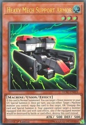 Heavy Mech Support Armor (LCKC-EN023) - Legendary Collection Kaiba 1st Edition - Premium Yugioh Single from Konami - Just $0.26! Shop now at Game Crave Tournament Store