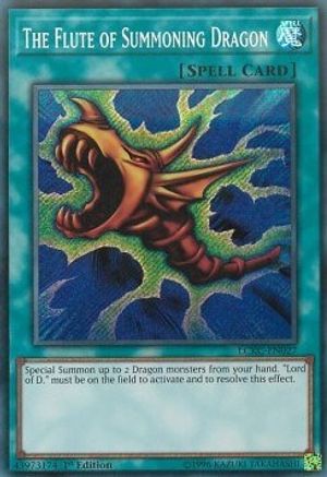 The Flute of Summoning Dragon (LCKC-EN027) - Legendary Collection Kaiba Unlimited - Premium Yugioh Single from Konami - Just $0.38! Shop now at Game Crave Tournament Store