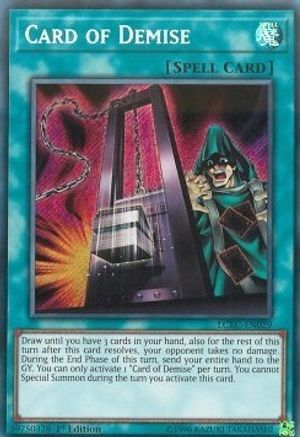 Card of Demise (LCKC-EN029) - Legendary Collection Kaiba 1st Edition - Premium Yugioh Single from Konami - Just $1.94! Shop now at Game Crave Tournament Store