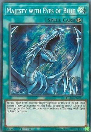 Majesty with Eyes of Blue (LCKC-EN031) - Legendary Collection Kaiba 1st Edition - Premium Yugioh Single from Konami - Just $0.44! Shop now at Game Crave Tournament Store