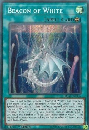 Beacon of White (LCKC-EN035) - Legendary Collection Kaiba 1st Edition - Premium Yugioh Single from Konami - Just $0.26! Shop now at Game Crave Tournament Store
