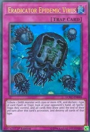 Eradicator Epidemic Virus (LCKC-EN048) - Legendary Collection Kaiba Unlimited - Premium Yugioh Single from Konami - Just $0.53! Shop now at Game Crave Tournament Store