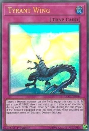 Tyrant Wing (LCKC-EN054) - Legendary Collection Kaiba 1st Edition - Premium Yugioh Single from Konami - Just $0.26! Shop now at Game Crave Tournament Store