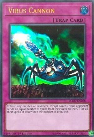 Virus Cannon (LCKC-EN056) - Legendary Collection Kaiba 1st Edition - Premium Yugioh Single from Konami - Just $0.25! Shop now at Game Crave Tournament Store