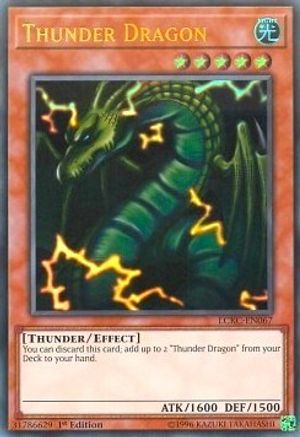Thunder Dragon (LCKC-EN067) - Legendary Collection Kaiba 1st Edition - Premium Yugioh Single from Konami - Just $5.78! Shop now at Game Crave Tournament Store