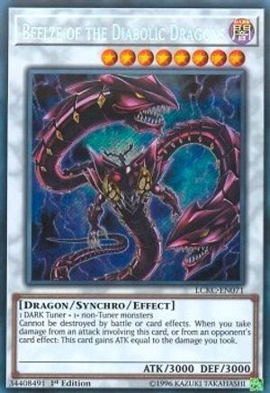 Beelze of the Diabolic Dragons (LCKC-EN071) - Legendary Collection Kaiba Unlimited - Premium Yugioh Single from Konami - Just $2.55! Shop now at Game Crave Tournament Store