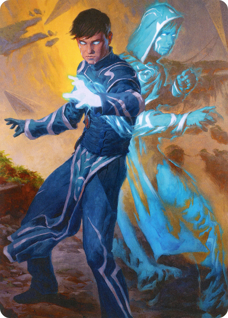 Jace, Mirror Mage // Jace, Mirror Mage (AZNR-001) - Zendikar Rising Art Series (Borderless) Foil - Premium MTG Single from Wizards of the Coast - Just $0! Shop now at Game Crave Tournament Store