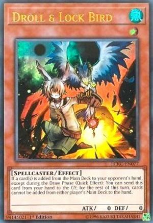 Droll & Lock Bird (LCKC-EN077) - Legendary Collection Kaiba 1st Edition - Premium Yugioh Single from Konami - Just $1.41! Shop now at Game Crave Tournament Store