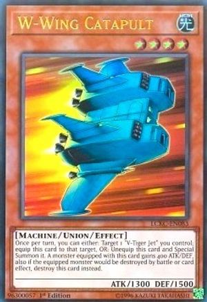 W-Wing Catapult (LCKC-EN083) - Legendary Collection Kaiba 1st Edition - Premium Yugioh Single from Konami - Just $0.29! Shop now at Game Crave Tournament Store