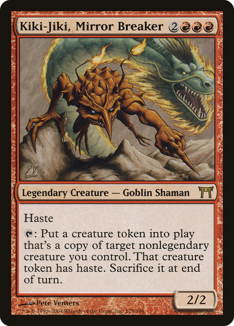 Kiki-Jiki, Mirror Breaker (CHK-175) - Champions of Kamigawa Foil - Premium MTG Single from Wizards of the Coast - Just $30.95! Shop now at Game Crave Tournament Store