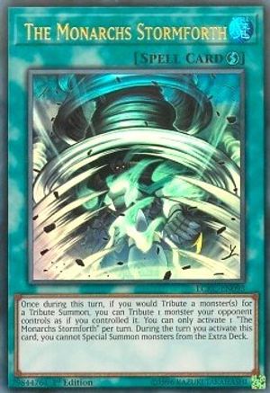 The Monarchs Stormforth (LCKC-EN093) - Legendary Collection Kaiba 1st Edition - Premium Yugioh Single from Konami - Just $0.43! Shop now at Game Crave Tournament Store